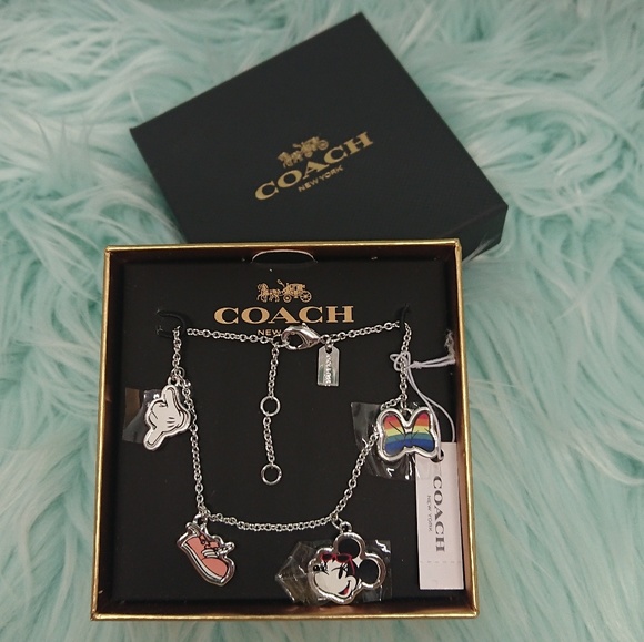 COACH MINNIE MOUSE CHARM BRACELET - Picture 2 of 3